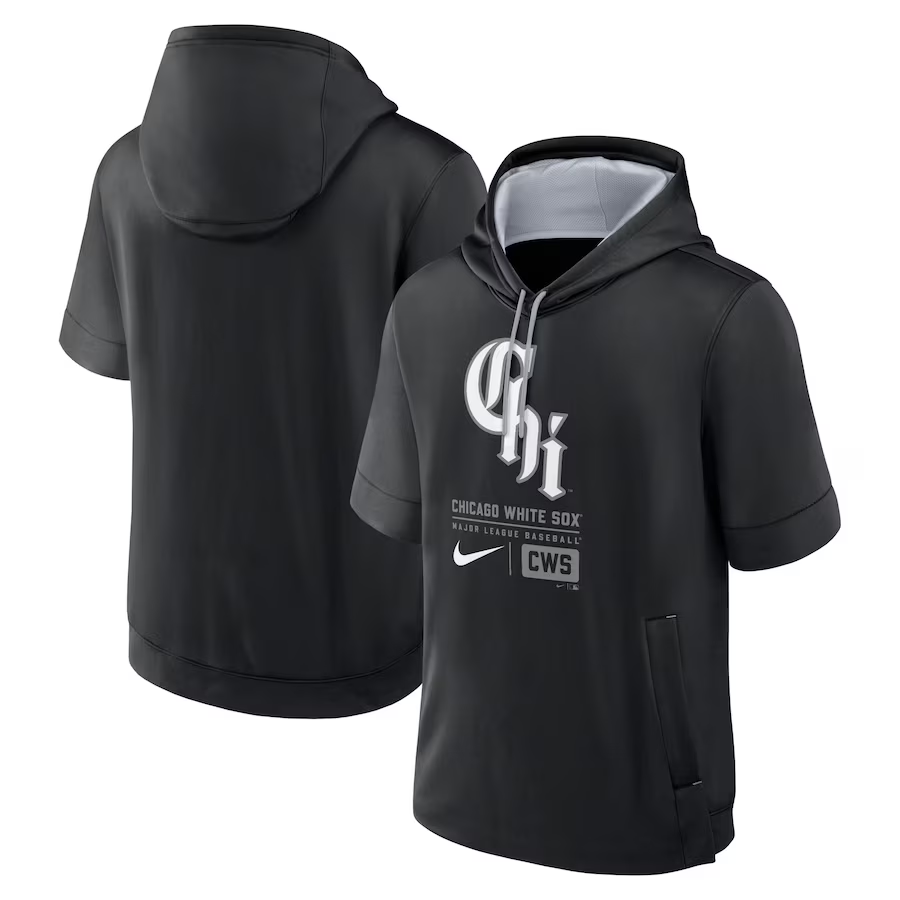 Men MLB Chicago White Sox black 2024 Nike hoodie